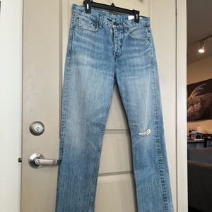 Rag & Bone Fit 3 Stretch Denim Light Blue Wash